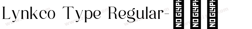 Lynkco Type Regular字体转换